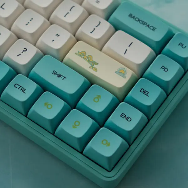 GMK+ Blue Dusk Cherry Custom Keycap Set - Image 2
