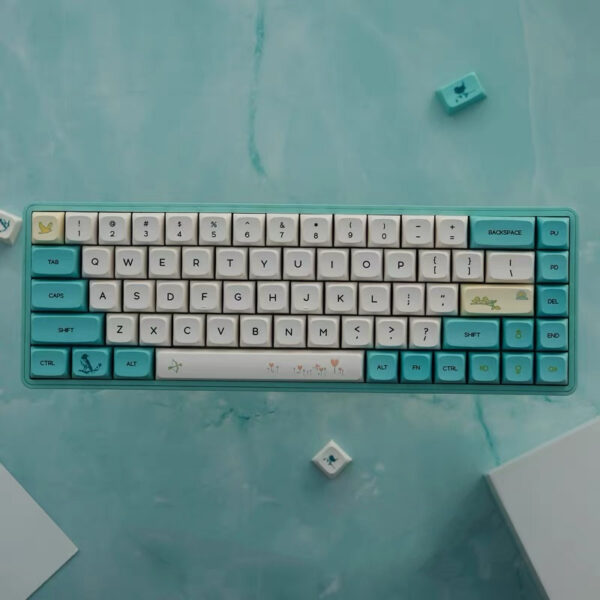 GMK+ Blue Dusk Cherry Custom Keycap Set - Image 4