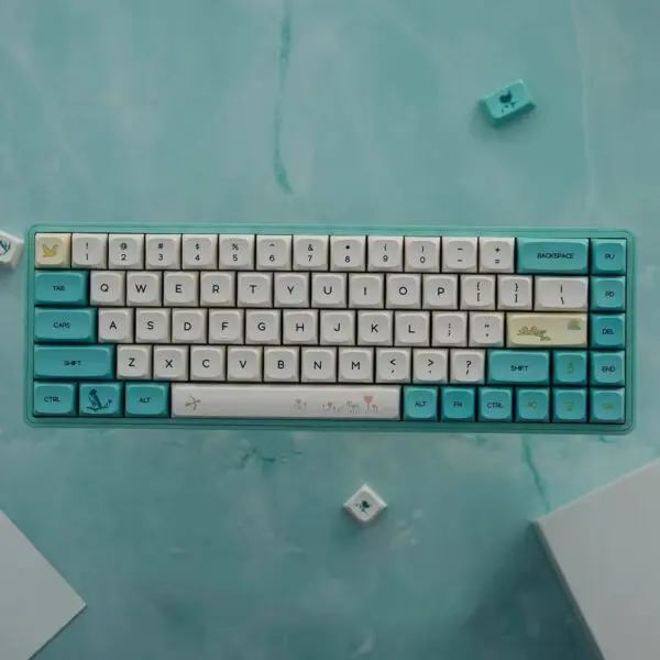 GMK+ Blue Dusk Cherry Custom Keycap Set - Image 4