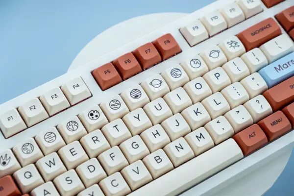 Made with high-quality, durable materials, the GMK + Mars Series XDA Custom Keycap Set is designed to withstand the test of time!