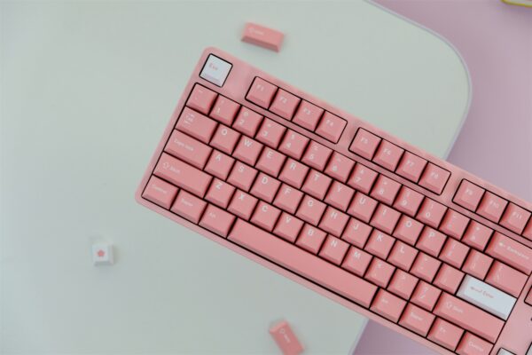 GMK+ Peach Blossom Series Cherry Custom Keycap Set