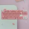GMK+ Peach Blossom Series Cherry Custom Keycap Set