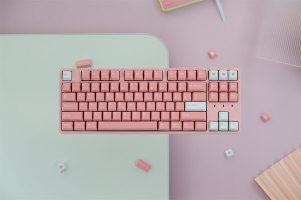 GMK+ Peach Blossom Series Cherry Custom Keycap Set