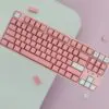 GMK+ Peach Blossom Series Cherry Custom Keycap Set
