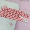GMK+ Peach Blossom Series Cherry Custom Keycap Set