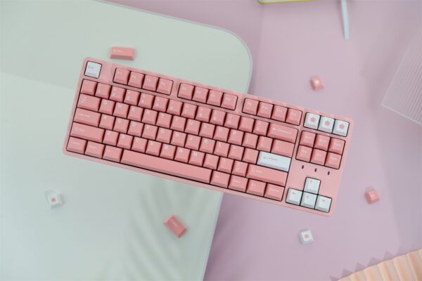 GMK+ Peach Blossom Series Cherry Custom Keycap Set