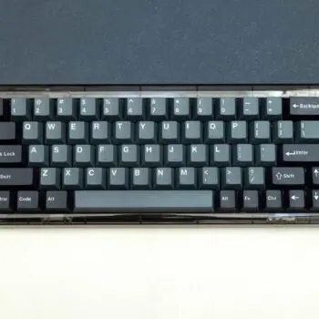 GMK + Apollo Black Gray Series Cherry Custom Keycap Set