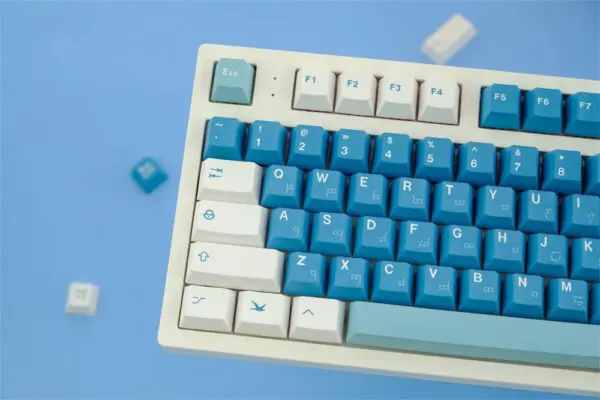 GMK+ Sea Fog Series Cherry Custom Keycap Set