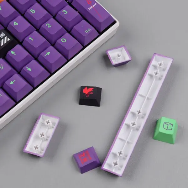GMK + Purple Green Series Cherry Custom Keycap Set