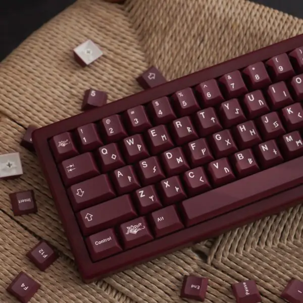 GMK + Blood Red Series Cherry Custom Keycap Set