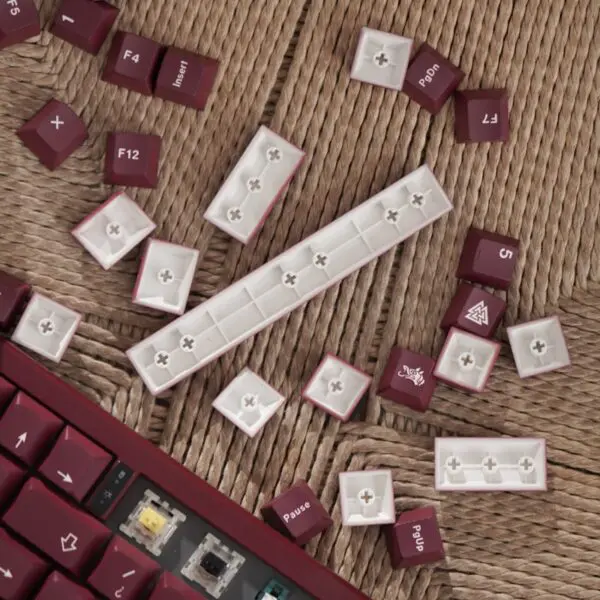 GMK + Blood Red Series Cherry Custom Keycap Set