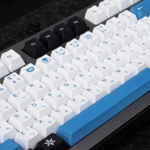 GMK + Arctic Series Cherry Custom Keycap Set