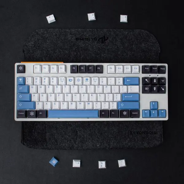 GMK + Arctic Series Cherry Custom Keycap Set