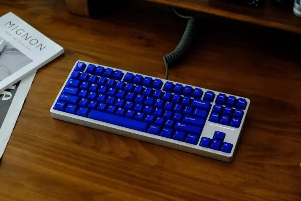 GMK+ Translucent Blue Cherry Custom Keycaps Set