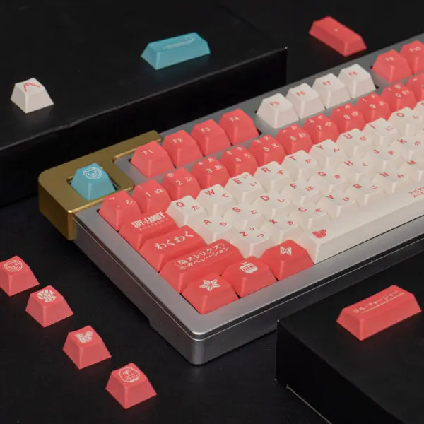 GMK+ Spy X Cherry Custom Keycaps Set