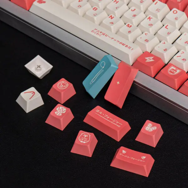 GMK+ Spy X Cherry Custom Keycaps Set
