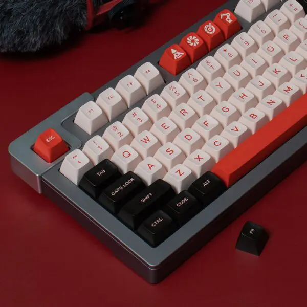 GMK+ Flaming Red SA Custom Keycaps Set - Image 4