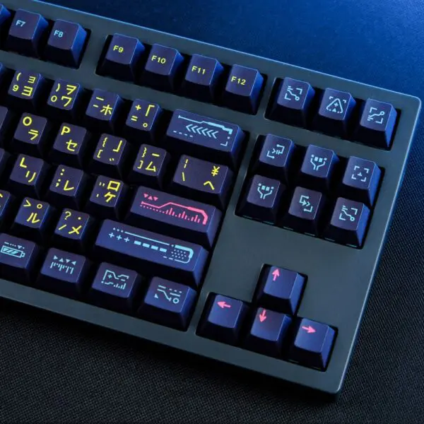 GMK+ Yellow Highlight Cherry Custom Keycap Set - Image 5
