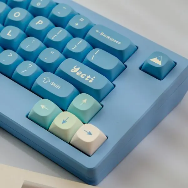 GMK+ Ergonomic Soft Blue SA Custom Keycap Set - Image 3