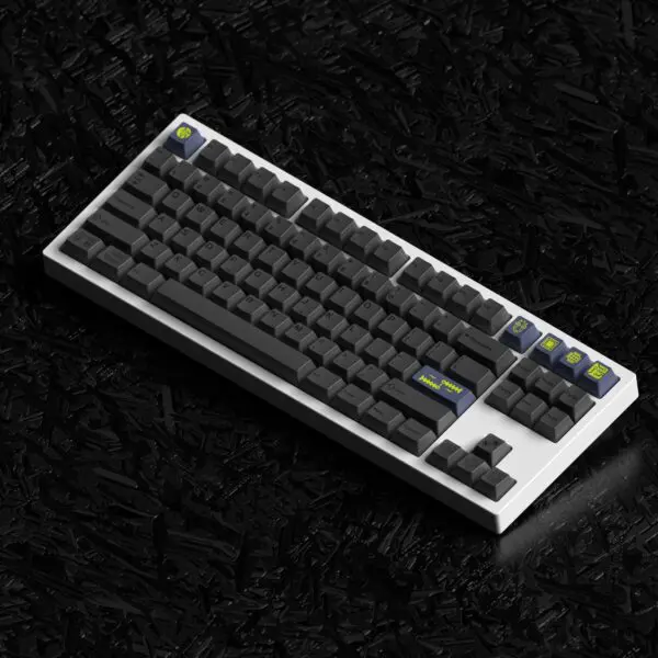 GMK+ Techno Grey Cherry Custom Keycap Set - Image 7