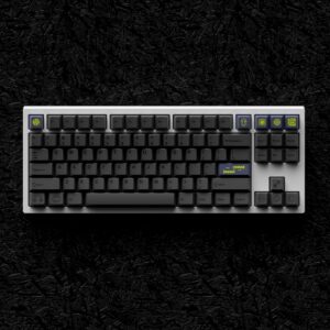 GMK+ Techno Grey Cherry Custom Keycap Set