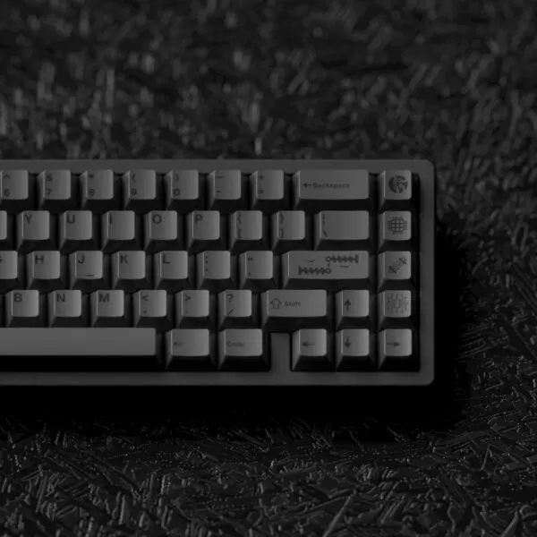 GMK+ Techno Grey Cherry Custom Keycap Set - Image 5