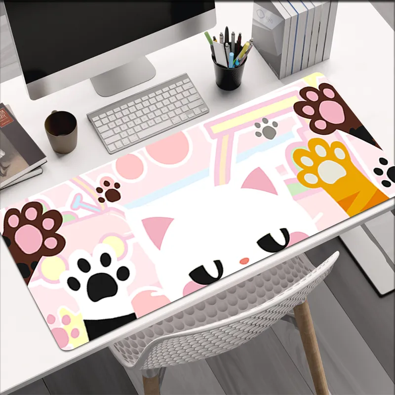 GMK+ Aesthetic Cat Costume Desk Mat