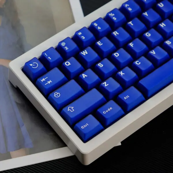 GMK+ Translucent Blue Cherry Custom Keycap Set - Image 2