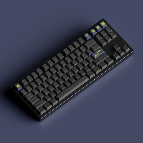 GMK+ Techno Grey Cherry Custom Keycap Set - Image 2