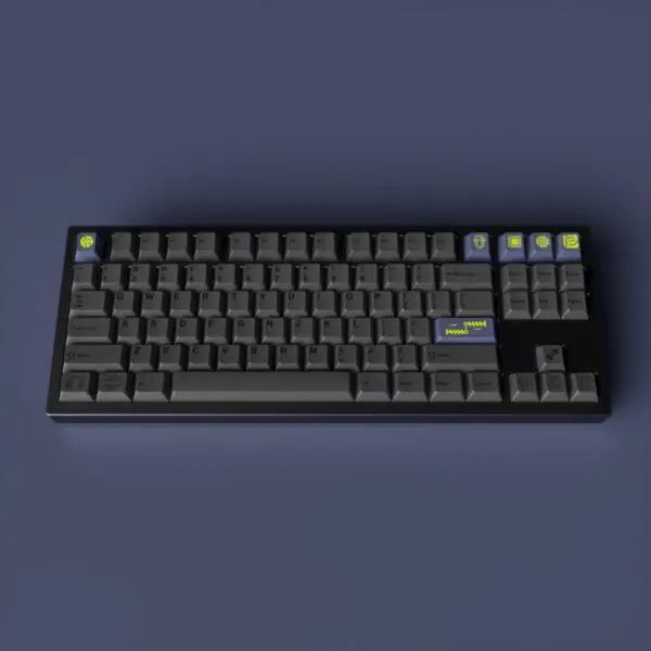 GMK+ Techno Grey Cherry Custom Keycap Set - Image 3