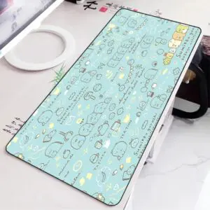 GMK+ Aesthetic Blue Design Custom Desk Mat
