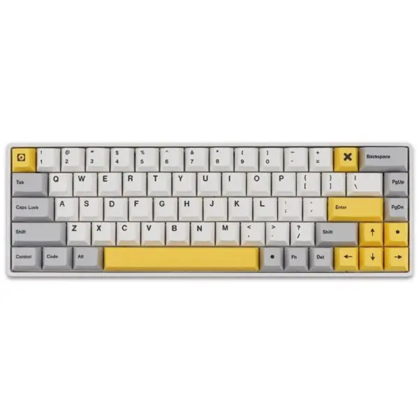 GMK+ Yellow Highlight Cherry Custom Keycap Set - Image 5