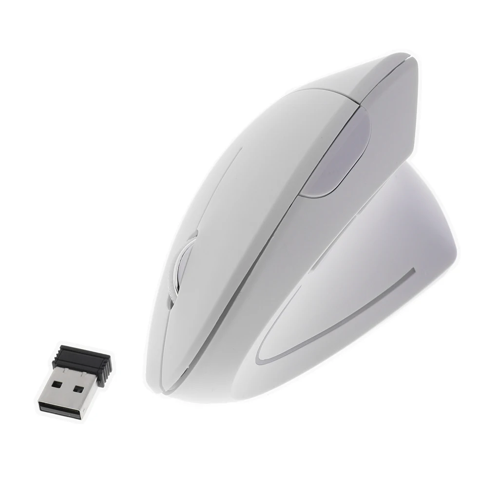 GMK+ Inalambric White Bluetooth Gaming Mouse