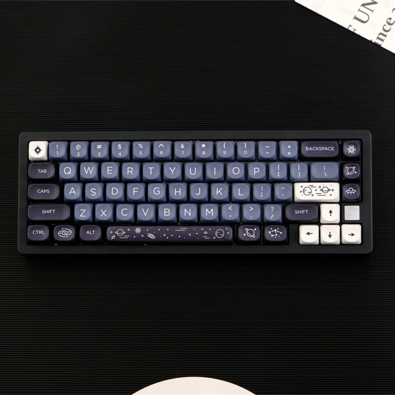 GMK+ Galactic Blue SA Custom Keycap Set