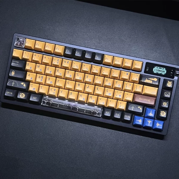 GMK+ Yellow Died KCA Custom Keycap Set - Image 3