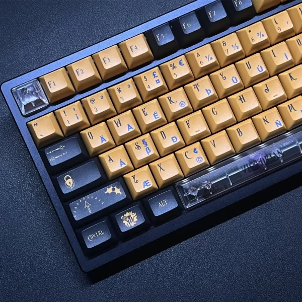 GMK+ Yellow Died KCA Custom Keycap Set - Image 2