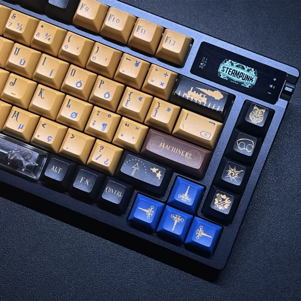 GMK+ Yellow Died KCA Custom Keycap Set - Image 4