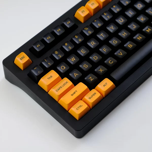 GMK+ Vibrant Orange SA Custom Keycap Set - Image 2