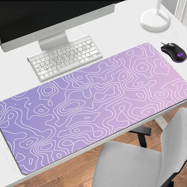 GMK+ Abstract Purple Desk Mat