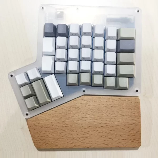 GMK+ Divided Wooden Wrist Rest - Image 3