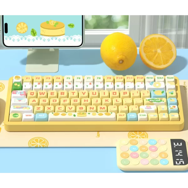 GMK+ Lemon Cheese MDA Custom Keycap Set - Image 3