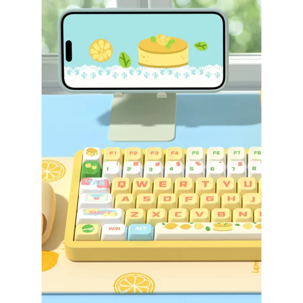 GMK+ Lemon Cheese MDA Custom Keycap Set - Image 4