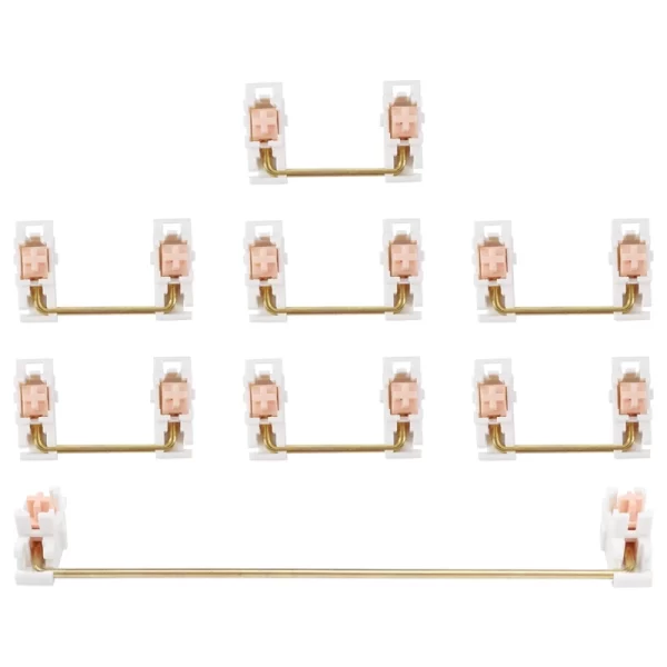GMK+ White Pink Stabilizer PCB