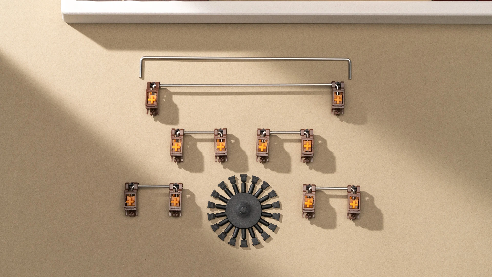 WS Stupid Stabilizer, ​Clip-in Stabilizers with 2u 6.25u 7u Wires, PCB Mount Keyboard Stabilizers for Mechanical Keyboards