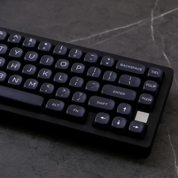 GMK+ Black Minimal MDA Custom Keycap Set - Image 4