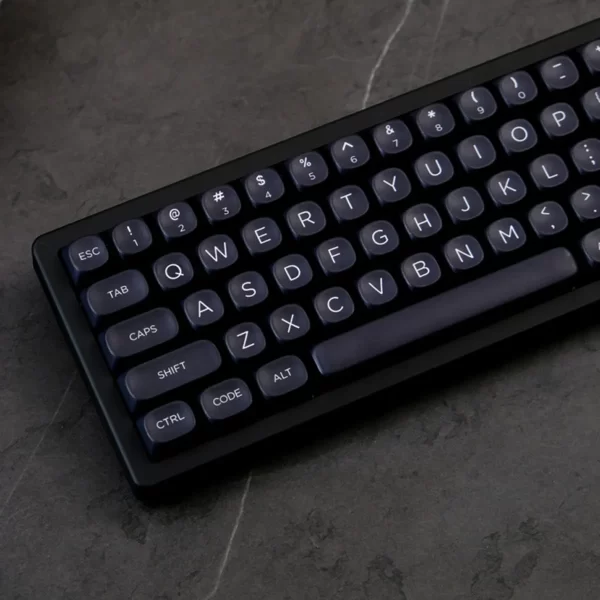 GMK+ Black Minimal MDA Custom Keycap Set - Image 3