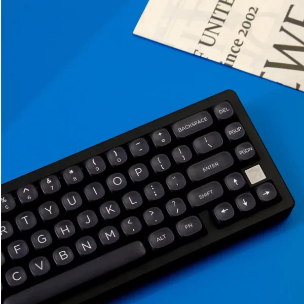 GMK+ Black Minimal MDA Custom Keycap Set - Image 2