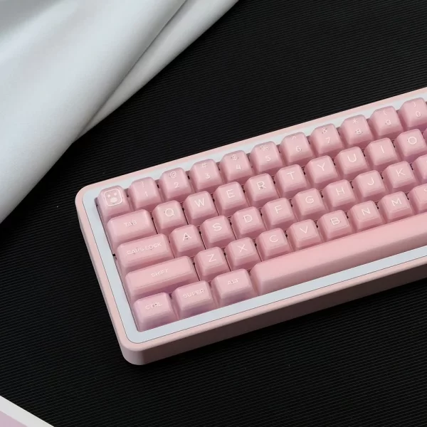 GMK+ Translucent Pink SA Custom Keycap Set - Image 2