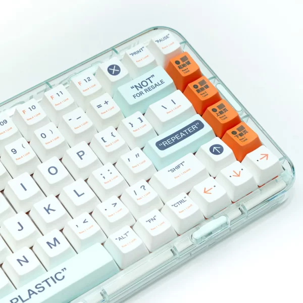 GMK+ Dye White OEM Custom Keycap Set - Image 3