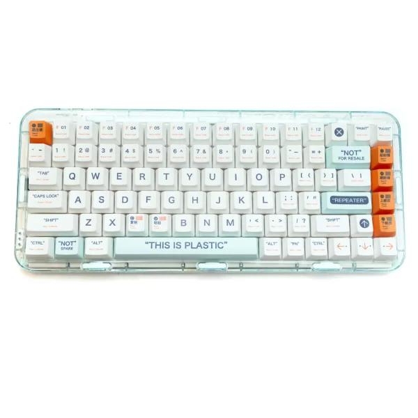 GMK+ Dye White OEM Custom Keycap Set